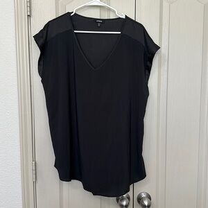 Express silky v neck blouse